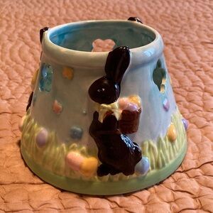 Home Interiors Bunny Easter Candle Topper Lamp Shade